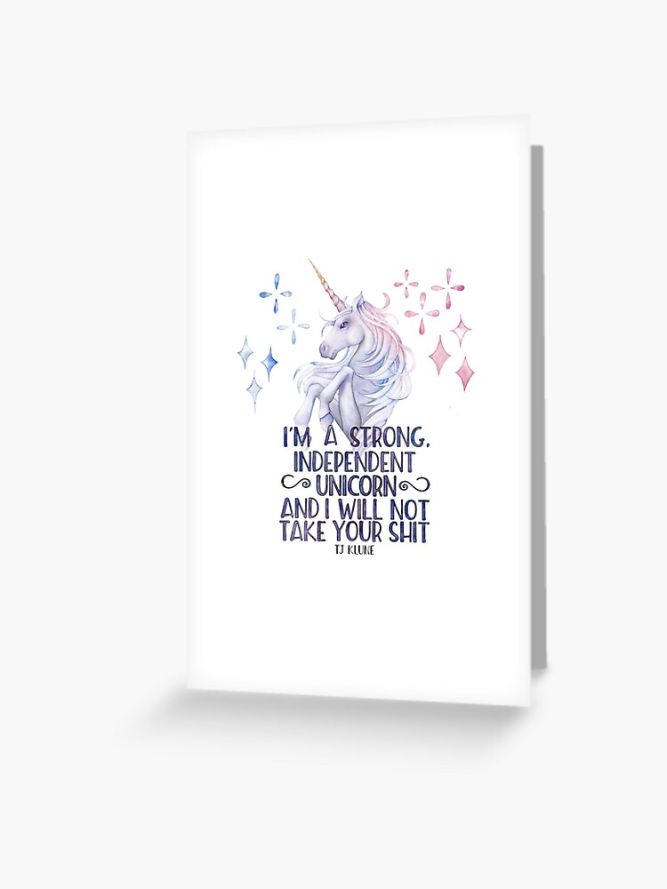 I am a strong independent unicorn - The lightning struck heart