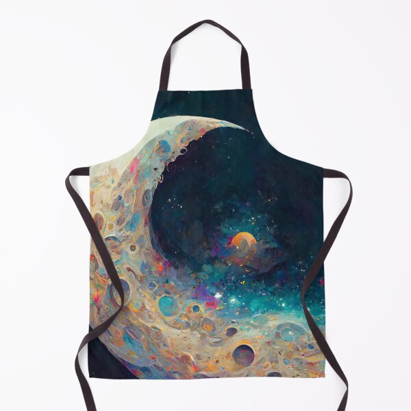 Item preview, Abstract Fantasy Moon Painted Rainbows designed and sold by MythicPrompts.