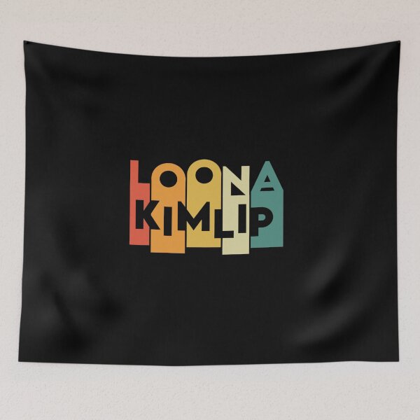 Item preview, LOONA Kim Lip Retro Typography  designed and sold by AliffStudio.