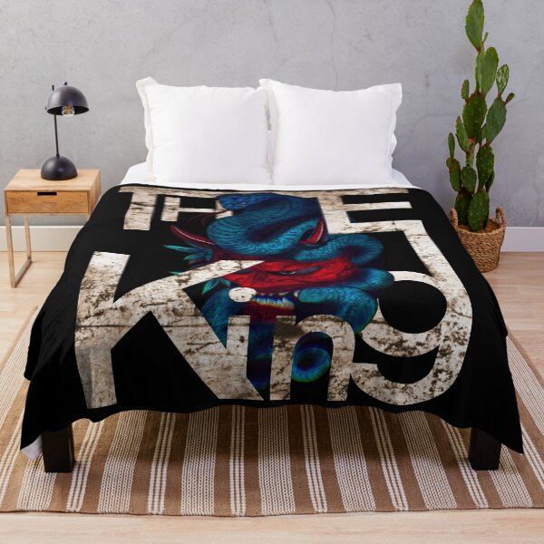 Aperçu de l'œuvre Le cobra king.king avec crâne, fantôme, style grunge vintage diable rouge créée et vendue par Apostrophe8.