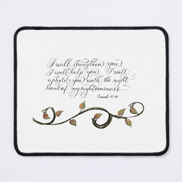 Item preview, Strengthen you inspirational handwritten verse designed and sold by Melissa Renee.