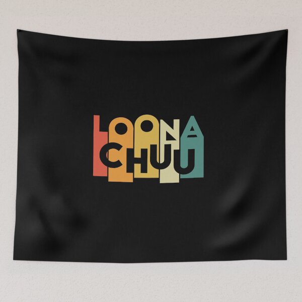 Item preview, LOONA Chuu Retro Typography  designed and sold by AliffStudio.