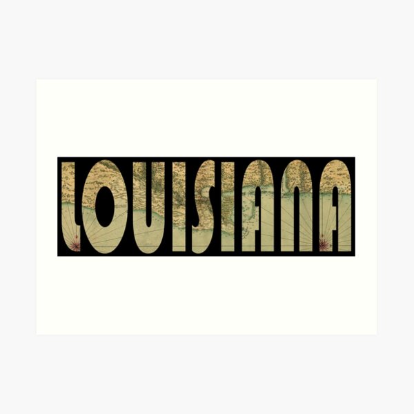 Louisiana 1732 Art Print
