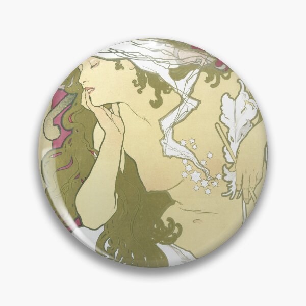 Item preview, Salon des Cent Exposition du Salon des Cent  Vintage Art Nouveau by Alphonse Mucha designed and sold by TeeARTHY.