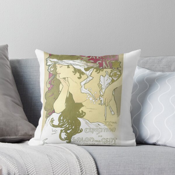 Item preview, Salon des Cent Exposition du Salon des Cent  Vintage Art Nouveau by Alphonse Mucha designed and sold by TeeARTHY.