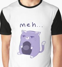 'meh' Cat Graphic T-Shirt