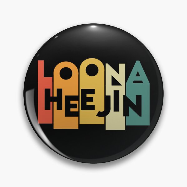 Artikelvorschau, LOONA Heejin Retro-Typografie entworfen und verkauft von AliffStudio.