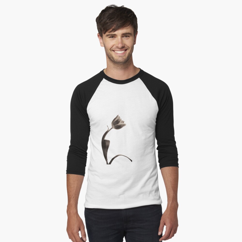 Antique Tulip Baseball ¾ Sleeve T-Shirt