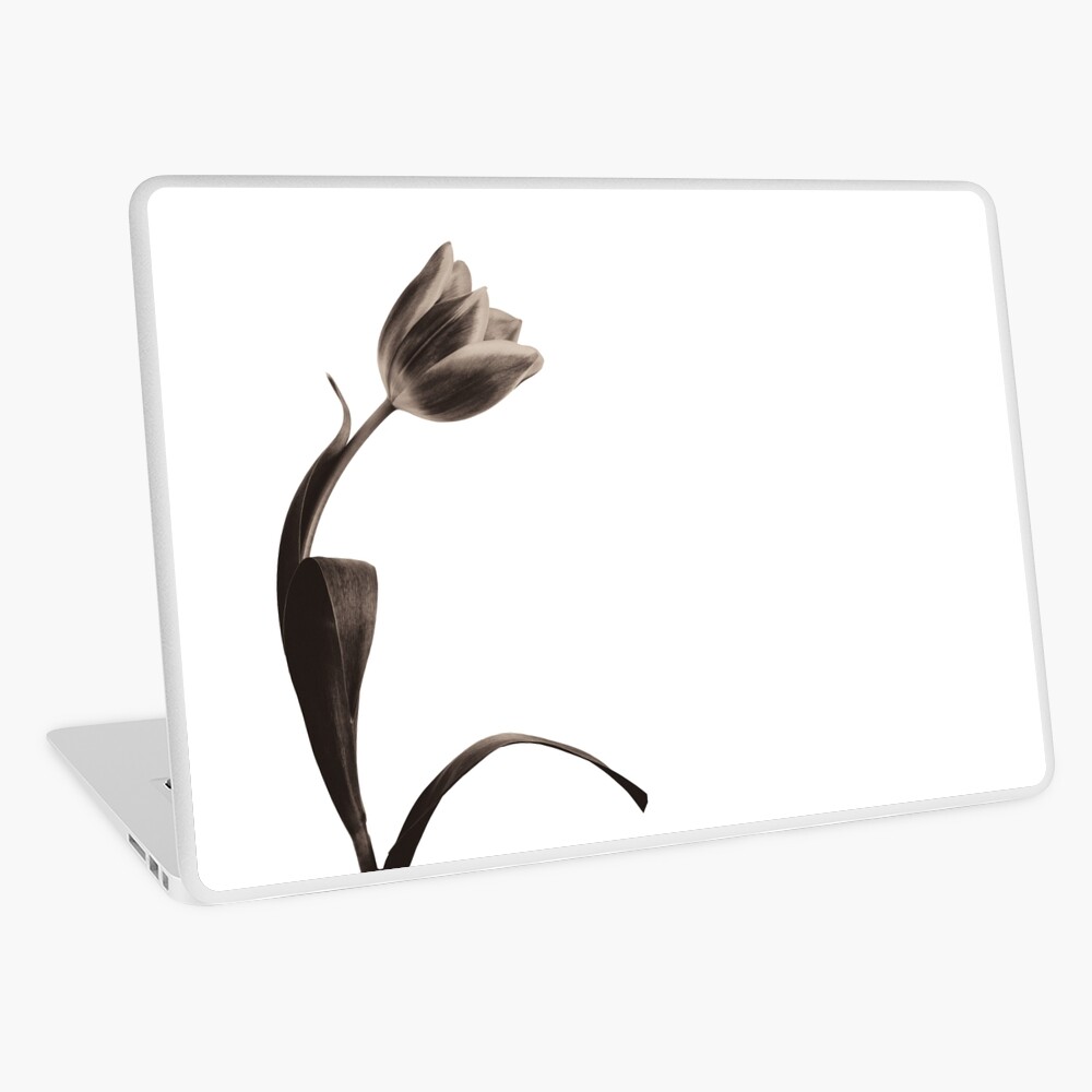Antique Tulip Laptop Skin