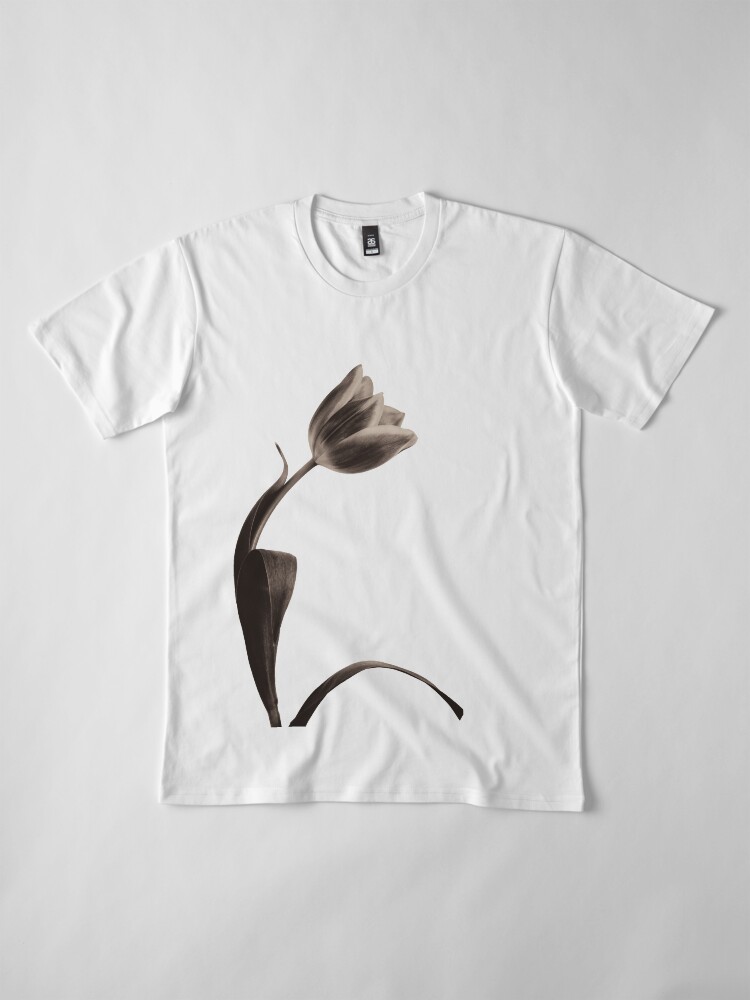 Alternate view of Antique Tulip Premium T-Shirt