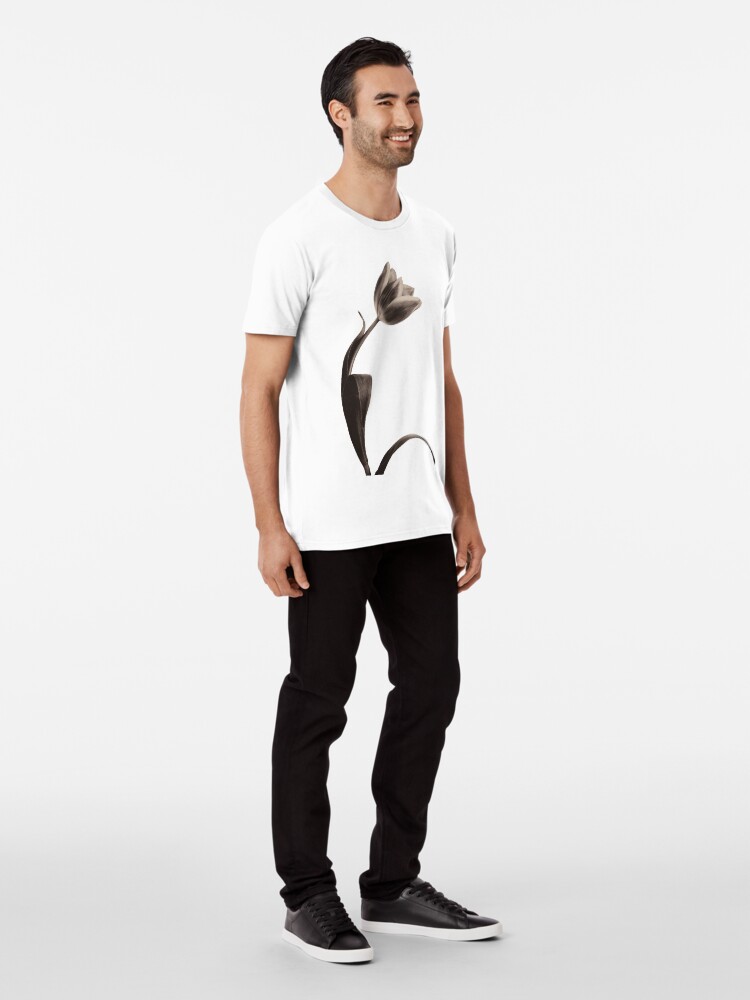 Alternate view of Antique Tulip Premium T-Shirt