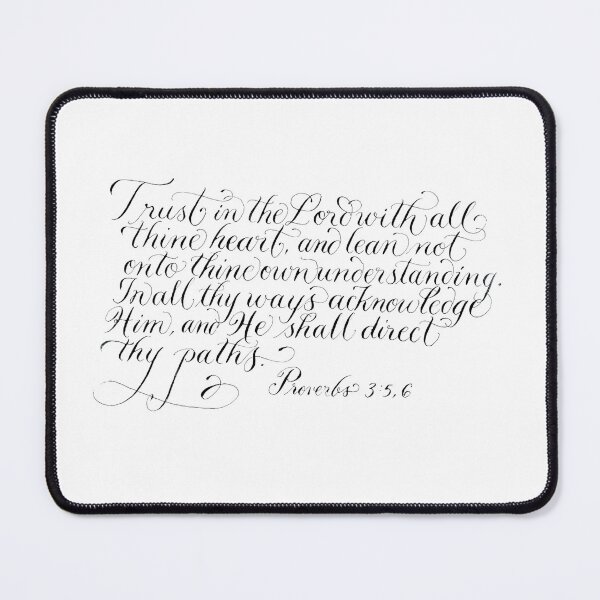 Item preview, Trust in the Lord inspirational handwritten verse designed and sold by Melissa Renee.