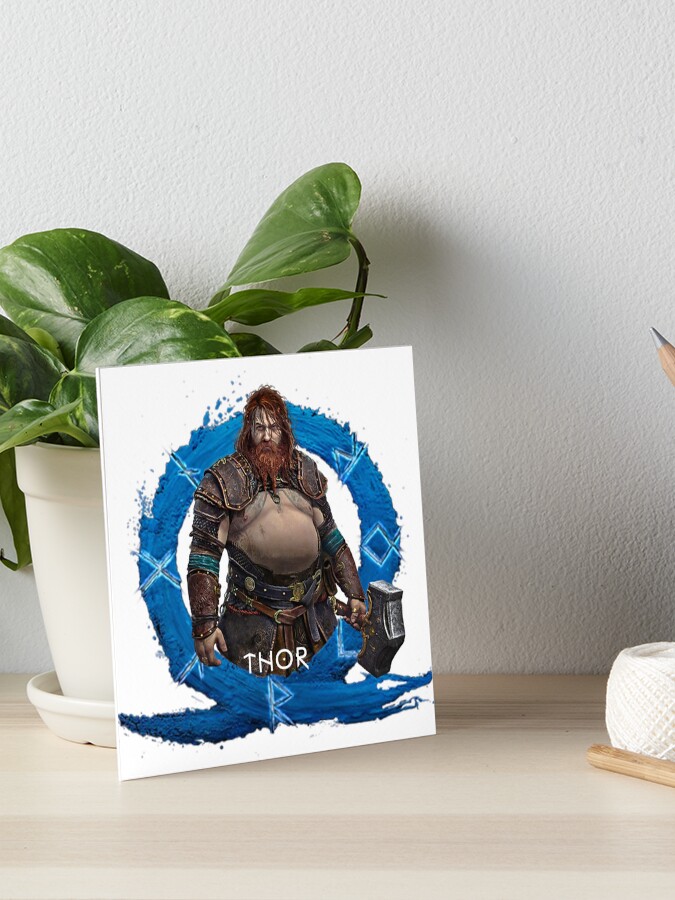 Thor God of War Ragnarök God of War Ragnarok Art Board Print for