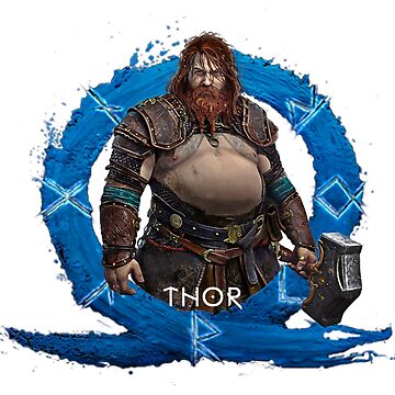 Thor God of War Ragnarök God of War Ragnarok Art Board Print for
