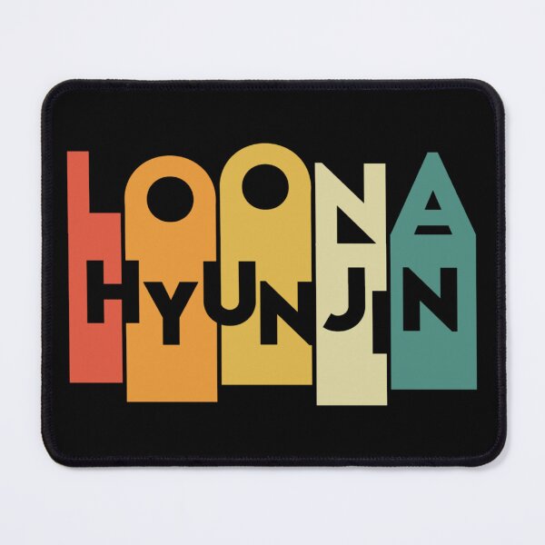 Item preview, LOONA Hyunjin Retro Typography  designed and sold by AliffStudio.