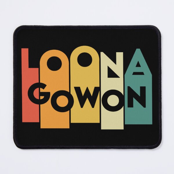 Item preview, LOONA Go Won Retro Typography  designed and sold by AliffStudio.