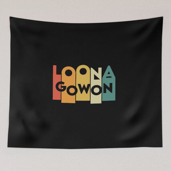 Item preview, LOONA Go Won Retro Typography  designed and sold by AliffStudio.