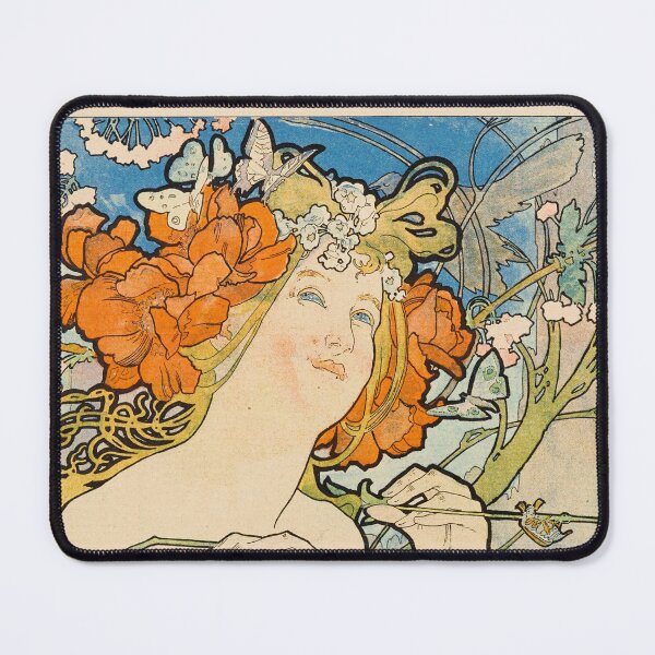 Item preview, Soleil du Dimanche Vintage Art Nouveau by Alphonse Mucha designed and sold by TeeARTHY.