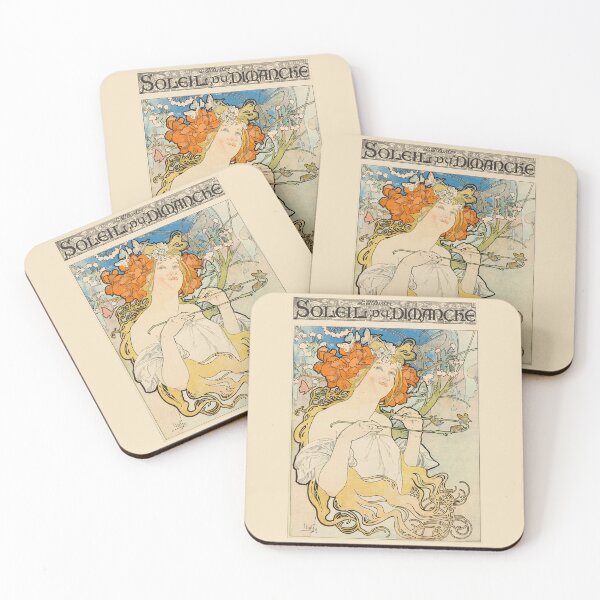 Item preview, Soleil du Dimanche  Vintage Art Nouveau by Alphonse Mucha designed and sold by TeeARTHY.