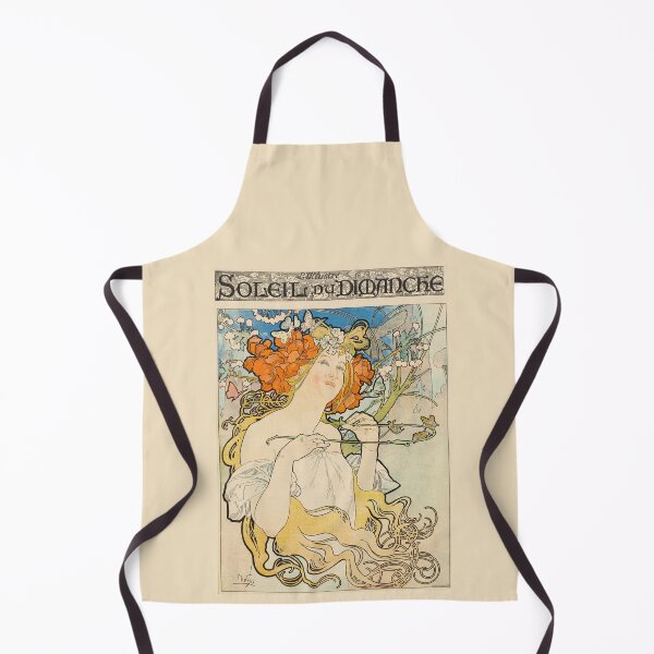 Aperçu de l'œuvre Soleil du Dimanche Vintage Art Nouveau par Alphonse Mucha créée et vendue par TeeARTHY.