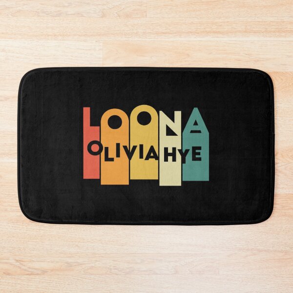 Item preview, LOONA Olivia Hye Retro Typography  designed and sold by AliffStudio.