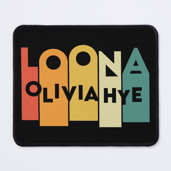 Item preview, LOONA Olivia Hye Retro Typography  designed and sold by AliffStudio.