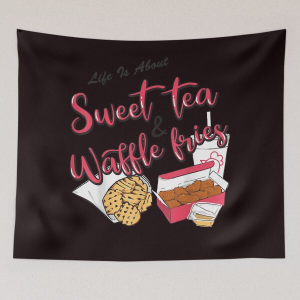 Item preview, Life Is About Sweet Tea And Waffle Fries Funny Gift  designed and sold by AARONMAGNUSO.