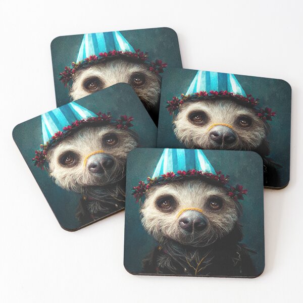 Item preview, Birthday Bear Wearing Party Hat designed and sold by AnimalArtPhotos.