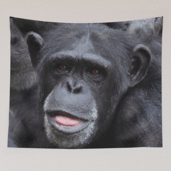 Item preview, Chimp Raspberry designed and sold by MathenaArt.