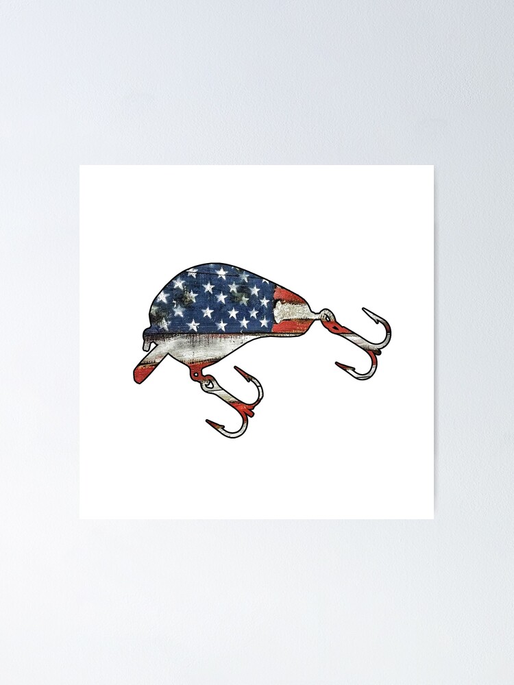USA American Fishing Lure | Poster