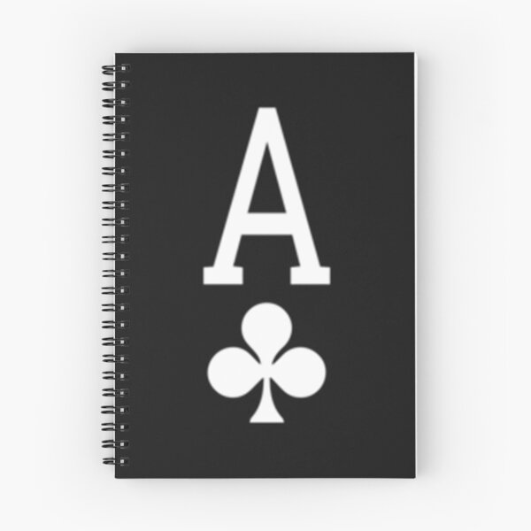 Item preview, Black and White Ace of clubs card game   designed and sold by keatonsEET.