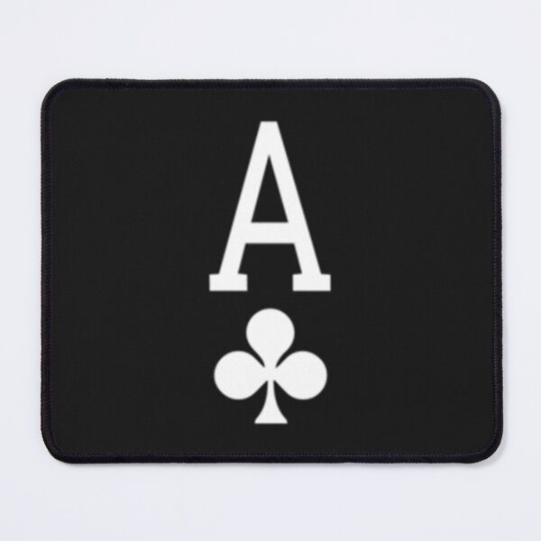 Item preview, Black and White Ace of clubs card game designed and sold by keatonsEET.