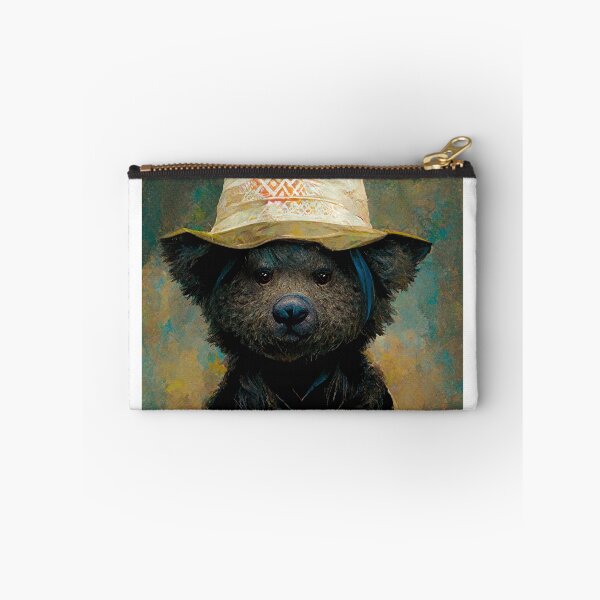 Item preview, Cute Bear Wearing Summer hat designed and sold by AnimalArtPhotos.