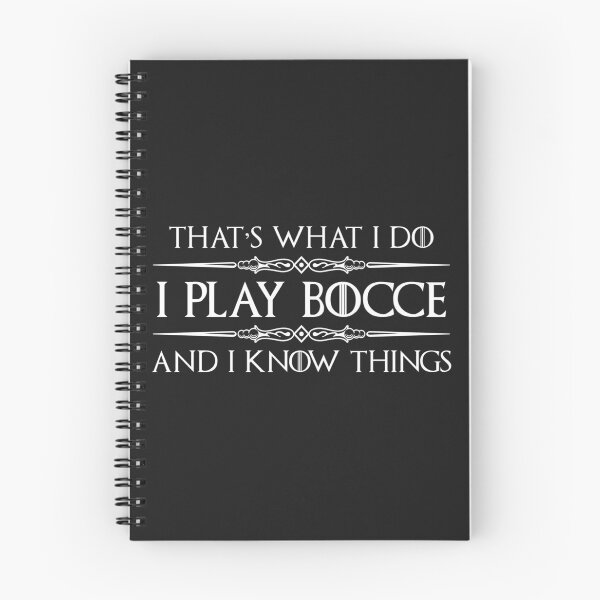 Item preview, Bocce Player Gifts - I Play Bocce Ball _amp_ I Know Things Funny Gift Ideas for Bocce Players _amp_  designed and sold by keatonsEET.