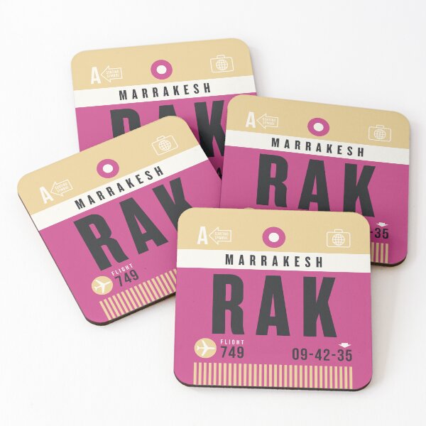 Item preview, Luggage Tag A - RAK Marrakesh Morocco designed and sold by VoodooCircus.