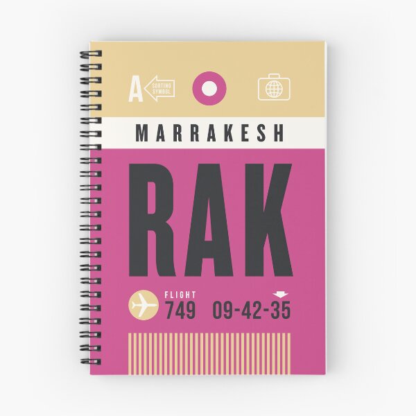 Artikelvorschau, Luggage Tag A - RAK Marrakesh Morocco entworfen und verkauft von VoodooCircus.