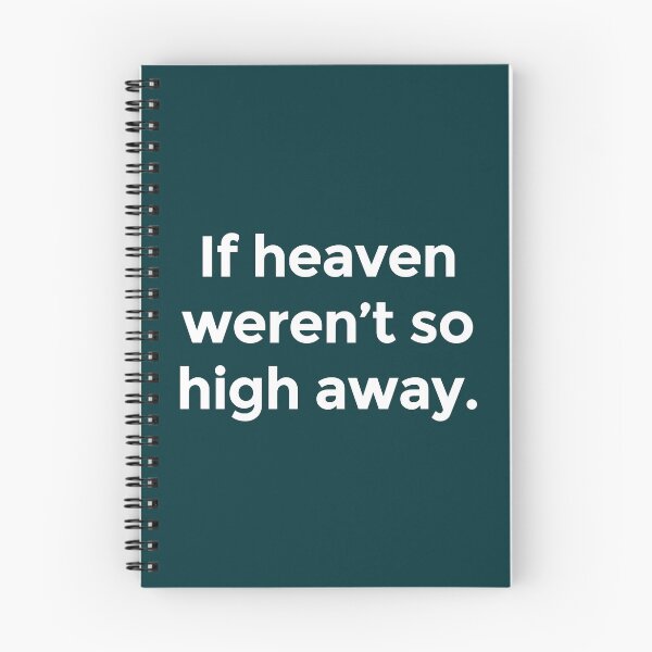 Item preview, If heaven were not so high away  designed and sold by AdrianHamilton.