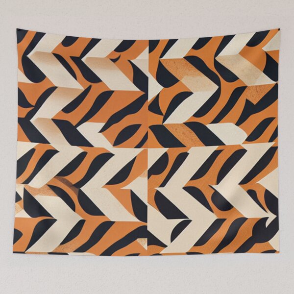 Item preview, Tiger Tile designed and sold by INFINITYGUY ⭐⭐⭐⭐⭐.
