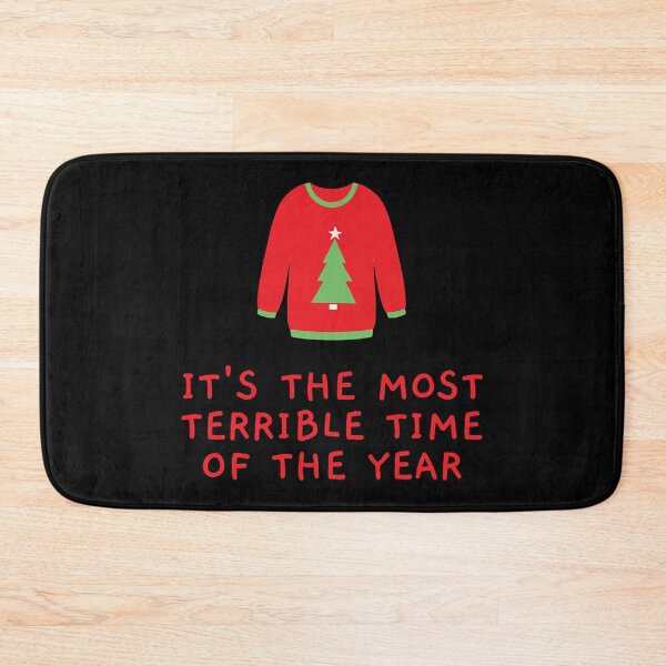 Item preview, It&x27;s the Most Terrible Time of the Year - Offensive Christmas Sweater (White) Baby One-Piece designed and sold by AdrianHamilton.