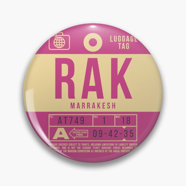Item preview, Luggage Tag B - RAK Marrakesh Morocco designed and sold by VoodooCircus.