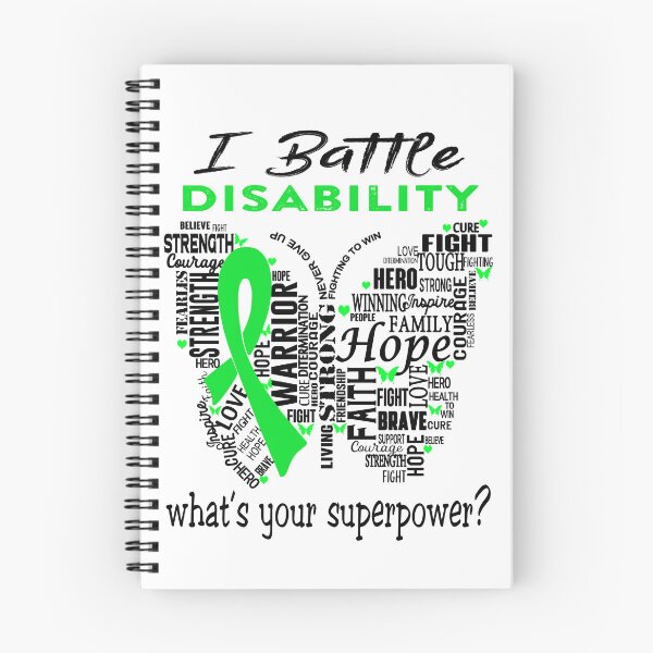 Item preview, Disability Warrior - I Battle Disability What is your Superpower? designed and sold by KirstybShop.