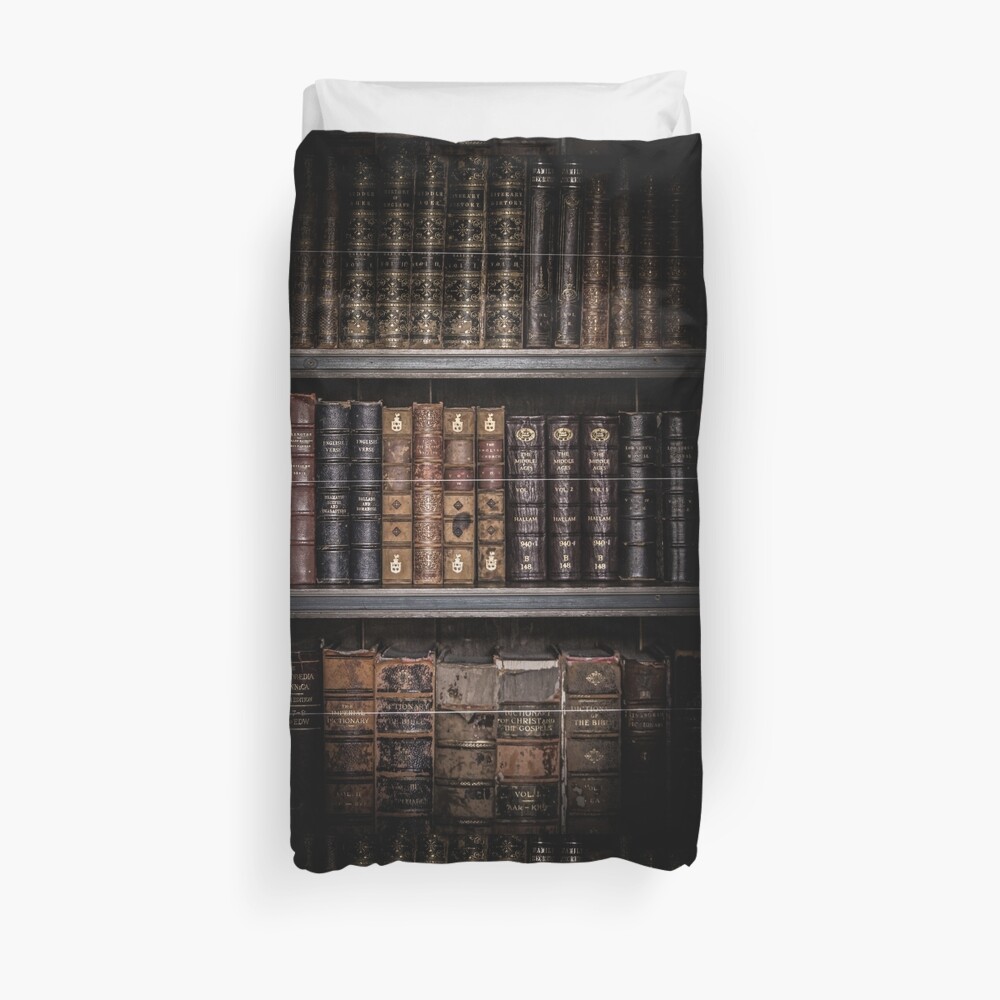 Photography - Old Books Duvet Cover