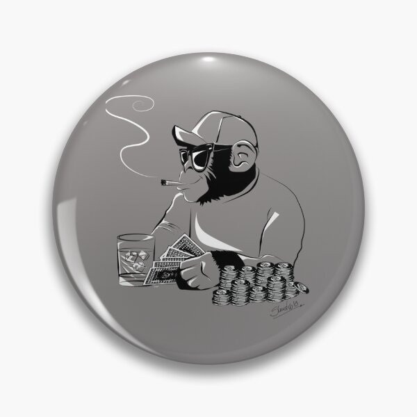 Item preview, Chimp poker   designed and sold by keatonsEET.