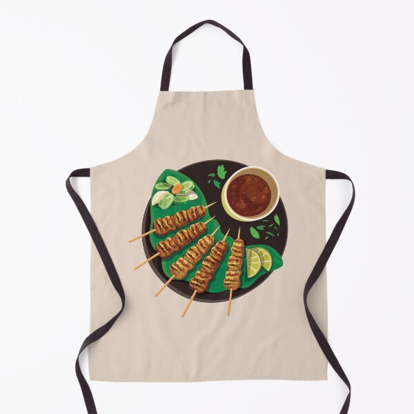 Item preview, Satay - Grilled Meat Skewers Served with Peanut Sauce designed and sold by Alicia Chee.