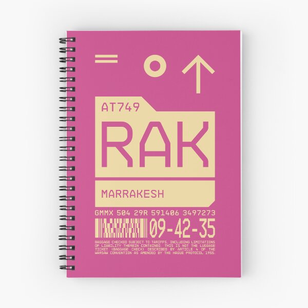 Artikelvorschau, Luggage Tag C - RAK Marrakesh Morocco entworfen und verkauft von VoodooCircus.
