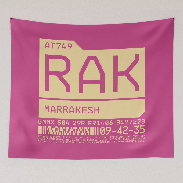 Item preview, Luggage Tag C - RAK Marrakesh Morocco designed and sold by VoodooCircus.