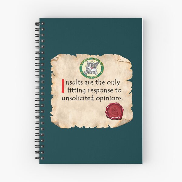 Item preview, Someone else`s opinion is most welcome - when asked for. Challenging provocative motto  designed and sold by AdrianHamilton.