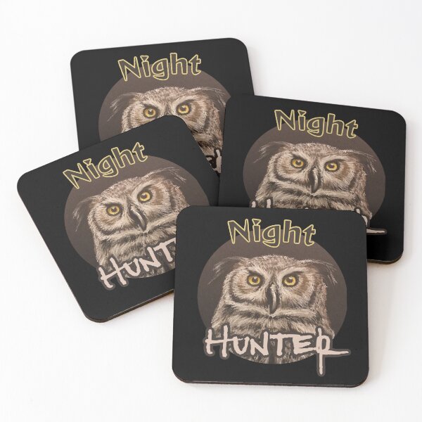 Item preview, Night Hunter Owl | night Bird designed and sold by NathBros.