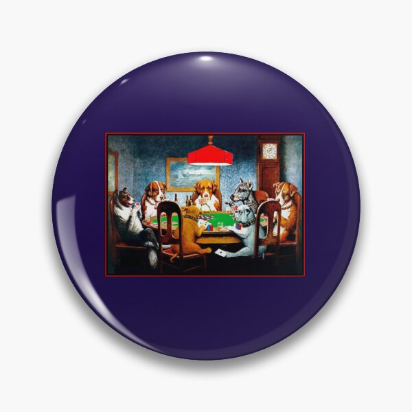 Item preview, DOGS PLAYING POKER  Vintage C M Coolidge Print   designed and sold by keatonsEET.