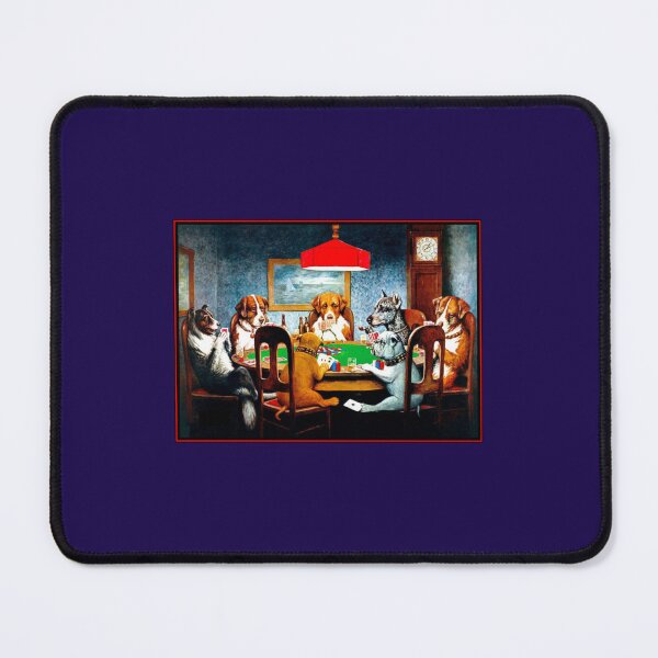 Item preview, DOGS PLAYING POKER Vintage C M Coolidge Print designed and sold by keatonsEET.